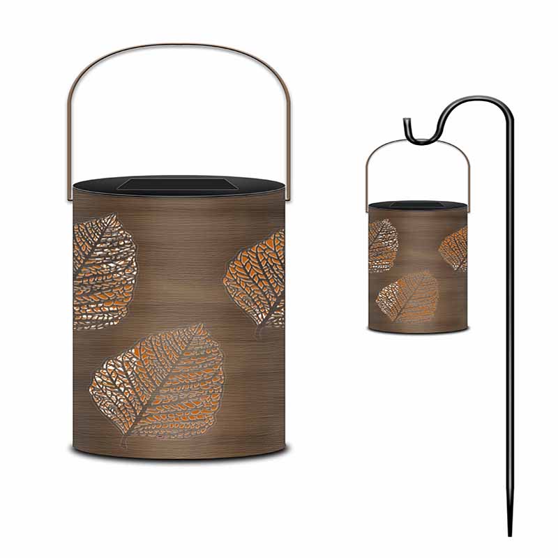 Hanging Lantern With Solar Led Light